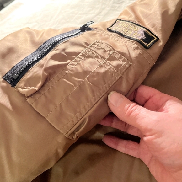 Vintage  Bomber Jacket Airborne 87 Sergeant 2XL - Picture 5 of 7